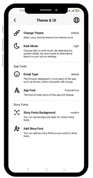 Honista Theme & UI overview