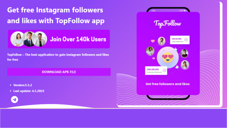 Topfollow apk